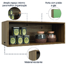 Armário Aéreo Geladeira De Cozinha E Lavanderia 1 Porta 0,80m