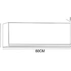 Armário Aéreo Geladeira Pérola 1 Portas Branco - Fdecor