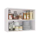 Armário Aéreo Geometric 2 Pt Branco