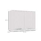 Armário Aéreo Geometric 2 Pt Branco