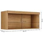 Armário Aéreo Granada 2 Portas Cinamomo Arte Móveis