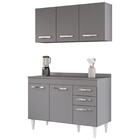 Armário Aéreo Honduras E Balcão Gabinete Com Tampo 120cm Suéc