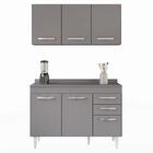 Armário Aéreo Honduras E Balcão Gabinete Com Tampo 120cm Suéc