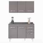 Armário Aéreo Honduras E Balcão Gabinete Com Tampo 120cm Suéc