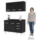 Armário Aéreo Honduras E Balcão Gabinete Com Tampo 120cm Suéc