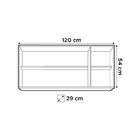 Armário Aéreo Honduras E Balcão Gabinete Pia Inox Suécia 120c