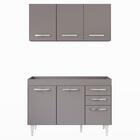 Armário Aéreo Honduras E Balcão Gabinete Sem Tampo 120cm Suéc