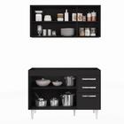 Armário Aéreo Honduras E Balcão Gabinete Sem Tampo 120cm Suéc