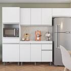 Armário Aéreo Horizontal 70cm Moob Puxador Cava - Branco