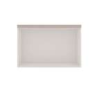 Armário Aéreo Iluminata 1 Pt Branco E Fendi 70 Cm