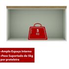 Armário Aéreo Iluminata 1 Pt Verde Mint 80 Cm