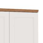 Armário Aéreo Iluminata 2 Pt Branco 80 Cm