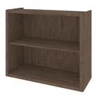 Armário Aéreo Indekes Stella 80cm 2 Portas Noce/off White