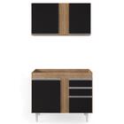 Armário Aéreo Indiana E Balcão Para Pia 100cm Luziania Castan