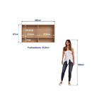 Armário Aéreo Jade 2 Portas 1 Prateleira Freijó - Delmarco