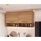 Armário Aéreo Jade 2 Portas 1 Prateleira Freijó - Delmarco