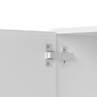 Armário Aéreo Kali Premium 120cm 3 Portas Com Vidro - Nicioli