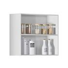 Armário Aéreo Kali Premium 80cm 2 Portas Com Vidro - Nicioli