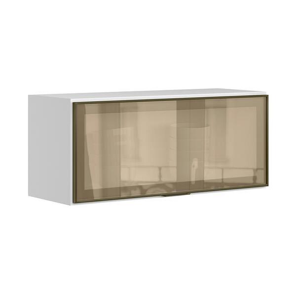 Armário Aéreo Kali Premium Porta Basculante De Vidro - Nicioli