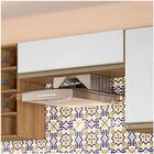 Armário Aéreo Karen 80cm 1 Porta Basculante P14 Nature/off Wh