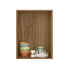 Armário Aéreo Karen  45cm 1 Porta Nature Off White Peternella