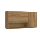 Armário Aéreo Karen De 119 Cm Com 02 Portas Nature Peternella