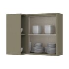 Armário Aéreo Lyra C461 Canto Reto 1 Porta Henn