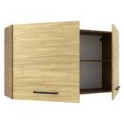 Armário Aéreo Madesa Agata 120 Cm 2 Portas - Rustic/carvalho