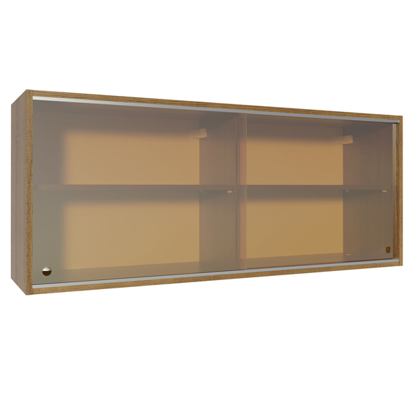 Armário Aéreo Madesa Glamy 2 Portas De Correr De Vidro Reflec