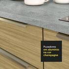 Armário Aéreo Madesa Lux 120 Cm 2 Portas - Branco/carvalho