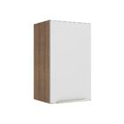 Armário Aéreo Madesa Lux 40 Cm 1 Porta - Rustic/branco Veludo
