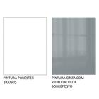 Armário Aéreo Madesa Lux 60 Cm 1 Porta Basculante - Branco/ci