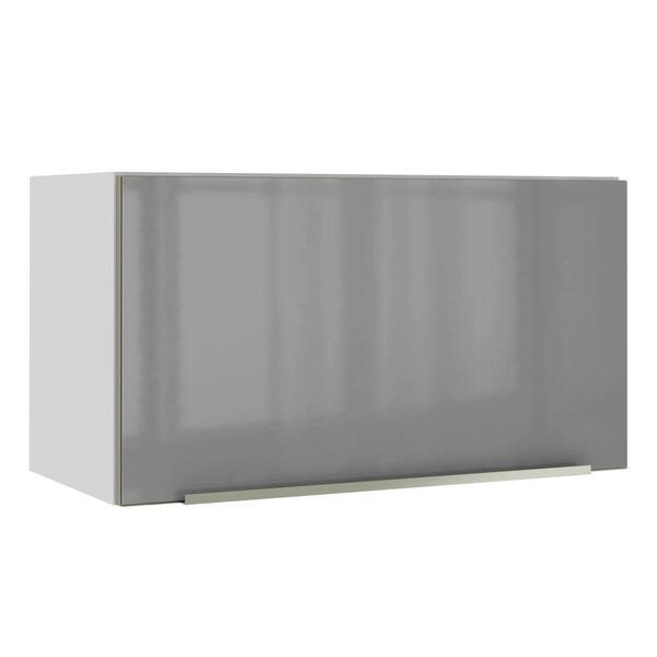 Armário Aéreo Madesa Lux 60 Cm 1 Porta Basculante - Branco/ci