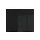Armário Aéreo Madesa Lux 80 Cm 2 Portas - Branco/preto