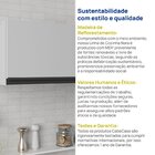 Armário Aéreo Maior Profundidade Porta Basculante 70cm Nara C