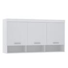 Armário Aéreo Maleiro Modulado 165cm 3 Portas Alpes Luciane M
