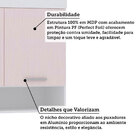 Armário Aéreo Maleiro Modulado 97cm 2 Portas Alpes Luciane Mó