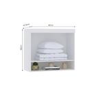 Armário Aéreo Maleiro Modulado 97cm 2 Portas Alpes Luciane Mó