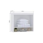 Armário Aéreo Maleiro Modulado 97cm 2 Portas Alpes Luciane Mó