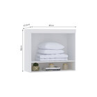 Armário Aéreo Maleiro Modulado 97cm 2 Portas Alpes Luciane Mó