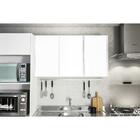 Armário Aéreo Mali 3 Portas Politorno Castanho/cinza