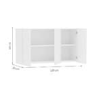 Armário Aéreo Mali 3 Pt Branco