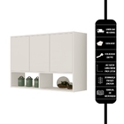 Armário Aéreo Maringá Branco - Moveise