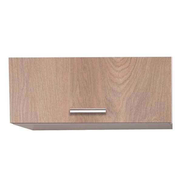 Armário Aéreo Marselha 1 Pt Branco E Carvalho 70 Cm