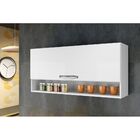 Armário Aéreo Max Arte Móveis Branco Brilho Com Nicho Branco