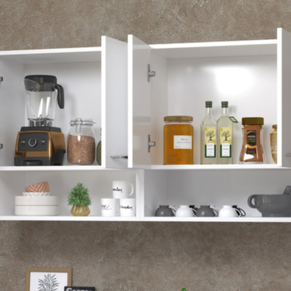 Armario Aéreo Mdp 120cm Móvel Planejado Organizados