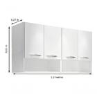 Armario Aéreo Mdp 120cm Multiuso Balção