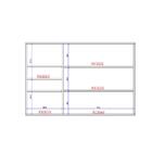 Armário Aéreo Milla Com Portas De Vidro E Nog/cinza 120cm Car