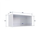 Armário Aéreo Modulado 1 Porta Basculante Juruti Cabecasa Mad