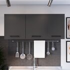 Armário Aéreo Modulado 3 Porta Juruti Cabecasa Madeiraorigina